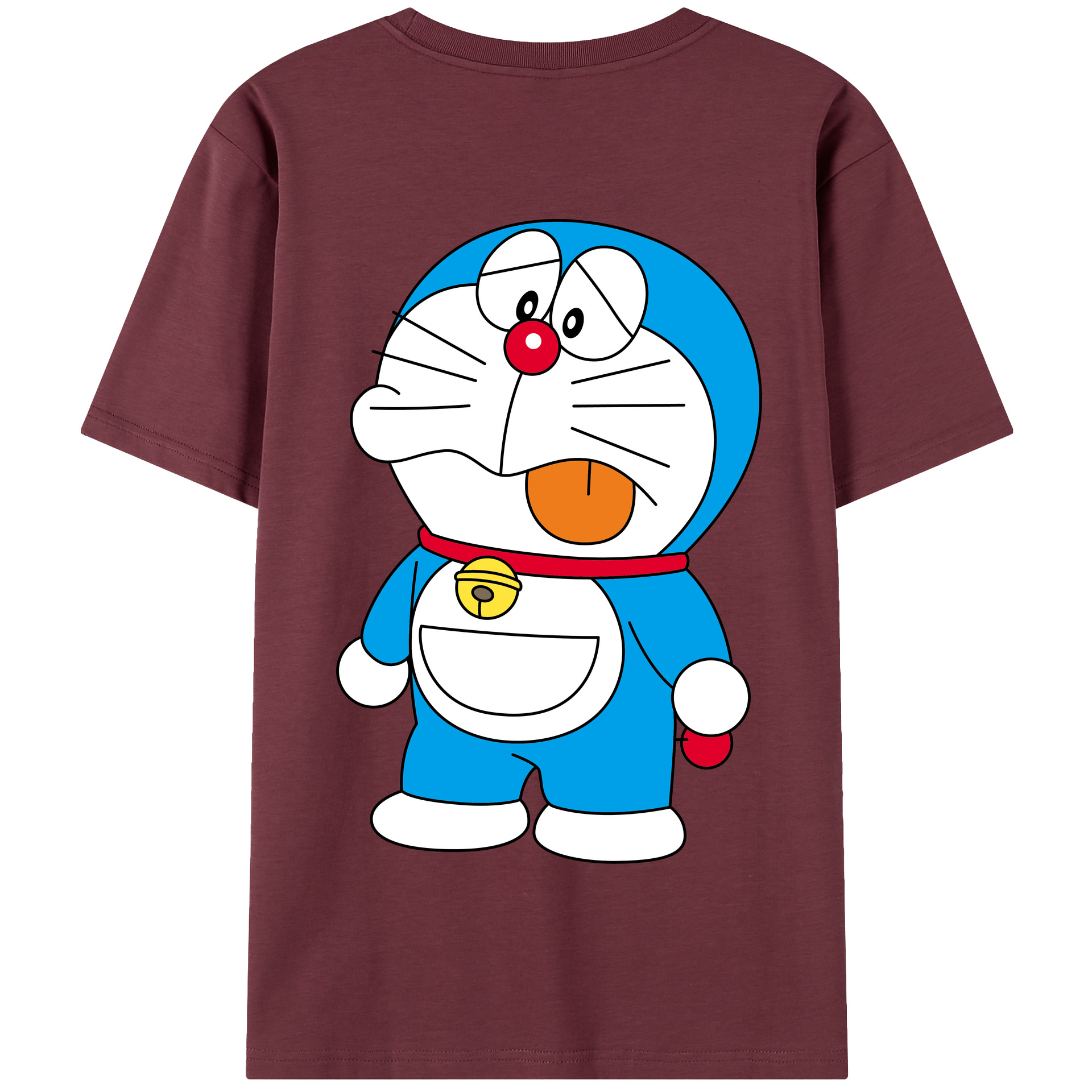 （画像用） ドラえもん Doraemon 綿100％半袖Tシャツ（背面プリント）